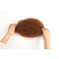 Mèches Afro Crépues Frisées Cheveux Naturels Couleur Brésilienne Extensions Cheveux Humains Bruts en Gros Micro Torsades 22 Pouces
