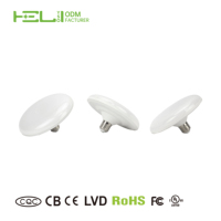 Luz LED UFO de Alta Eficiencia 120lm/W, 12W 1440lm 3000K-6500K 120 °   Lámpara de Ahorro de Energía E27 100-265V IC-DOB