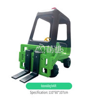 Chariot élévateur à fourche pour enfants Moetry, sans moteur, véhicule de construction, en plastique écologique, utilisation intérieure/extérieure, haute qualité, développement des compétences motrices