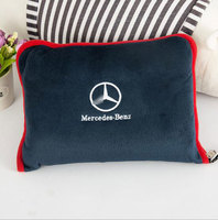 Voiture Dormir Compressible Couverture De Voyage en Sac À Fermeture À Glissière Couverture Couverture D'oreiller de Voyage Pliable 2 En 1 pour la Compagnie Aérienne