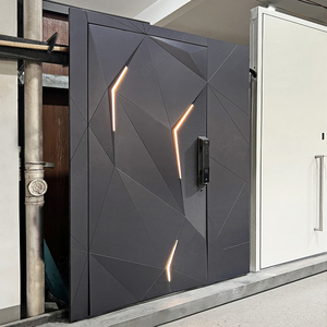 Puerta <span class=keywords><strong>de</strong></span> Entrada Individual para Villa, <span class=keywords><strong>de</strong></span> Aluminio Fundido, Estilo Contemporáneo, para Materiales <span class=keywords><strong>de</strong></span> Construcción - Product Image 6