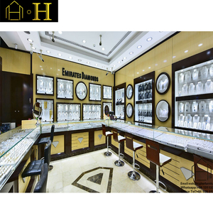 Kính hiển thị đồ trang sức trường hợp đồ trang sức bằng gỗ Showcase cho đồ trang sức đảo cửa hàng - Product Image 4