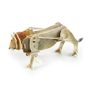 L'intelligence <span class=keywords><strong>de</strong></span> <span class=keywords><strong>dessin</strong></span> animé en plastique 3D animal <span class=keywords><strong>dinosaure</strong></span> puzzle jouets pour enfants - Product Image 4