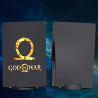 Neues Design für PS5 God of War Skin Gehäuse ABS Hart Stoßfest Kratzfest Seitenpanel Ersatz-Frontplatte Spielzubehör