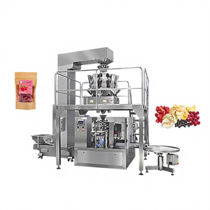 Machine d'emballage de sac préfabriqué de chips de fruits lyophilisés mélangés de casse-croûte Doypack - Product Image 1