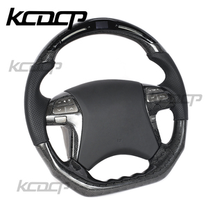 Ajuste para <span class=keywords><strong>TOYOTA</strong></span> Prado 4 Runner Tundra Tacoma Corolla Rav4 Camry LC200 volante de fibra de carbono - Product Image 5