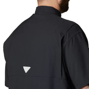Tùy Chỉnh Người Đàn Ông Áo Sơ Mi Upf50 + Tùy Chỉnh Thăng Hoa Gốc Columbia Men's Câu Cá Ngắn Tay Áo Câu Cá Áo Sơ Mi Tùy Chỉnh Màu Đen Áo Sơ Mi - Product Image 5
