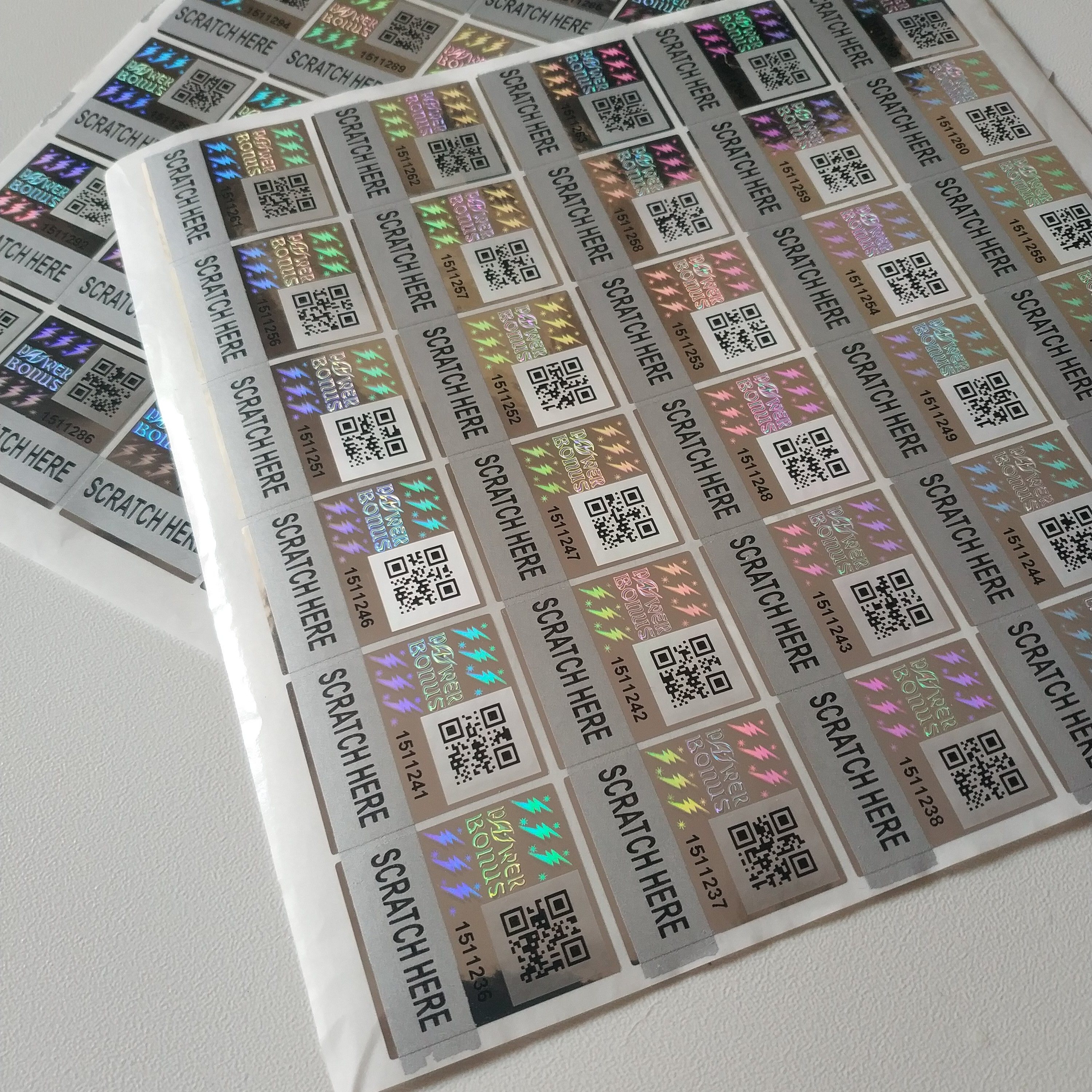 Serial Number Sticker Hs Code Premium Quality and Durable serial number label qr code sticker for ...