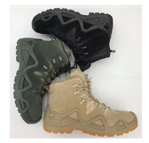 Bottes tactiques respirantes en cuir de vachette suédé vert Coyote Brown TSB07 pour la chasse, fabriquées en Chine/Guangxi - Product Image 2