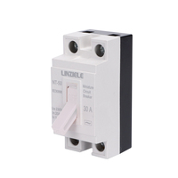 Disjoncteur miniature (MCB) LINZIELE NT-50 de haute qualité, 2P 20A/30A 230V AC, certifié CE, capacité de coupure 1,5KA pour