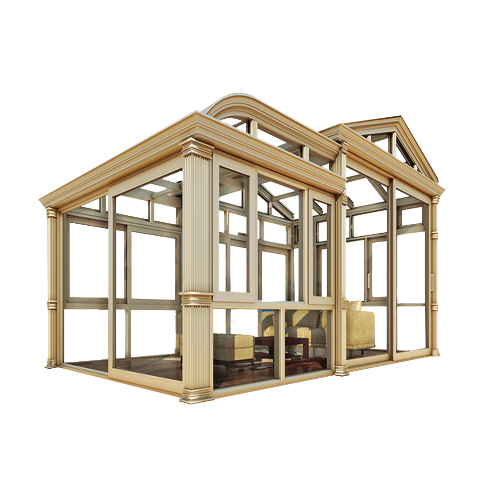 Вилла балкон под заказ sunroom акустический солнцезащитный тент на крышу стеклянная комната из алюминиевого сплава sunroom