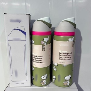 Bouteille d'eau isotherme sous vide double boisson pour sport, motif dessin animé <span class=keywords><strong>Snoo</strong></span>, 24oz 32oz, en forme de fruit, pour l'extérieur, vente chaude - Product Image 3