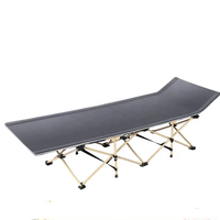 Lit de Camping à cadre métallique pliant Portable de haute qualité pour adultes Vente en gros de lit de couchage portable en plein air