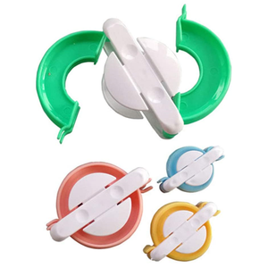 ProgiftSpace 4pcs/Set Weave Tool Pompon Braider Knitting Wool Ball Making Machine DIY <strong>Pompom</strong> <strong>Maker</strong> - Product Image 1