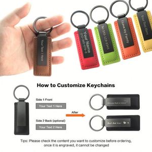 พวงกุญแจหนัง PU สั่งทำได้ พิมพ์โลโก้ ของขวัญธุรกิจ ขายส่ง - Product Image 4