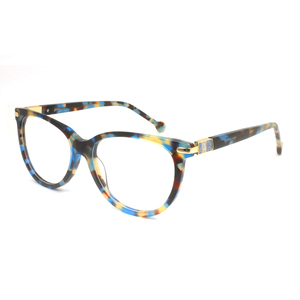 Montura de gafas para mujer, gafas ópticas a la moda, gafas ovaladas espectaculares de acetato de alta calidad - Product Image 2