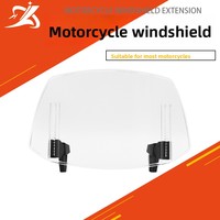 Accessoires de modification de moto adaptés à Kawasaki et Suzuki avec pare-brise réglable en hauteur MO-WS007