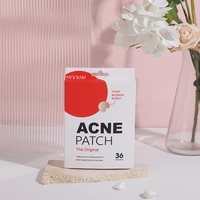 Patchs hydrocolloïdes à base d'eau pour l'acné, marque privée, favorisent la réparation de l'acné et réduisent les rougeurs, patchs invisibles pour les boutons du visage
