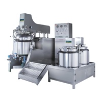 Petite machine de fabrication cosmétique, homogénéisateur émulsifiant mélangeur pour aliments et plastiques, en acier inoxydable SUS304, moteur, capacité 500L, haut niveau de sécurité