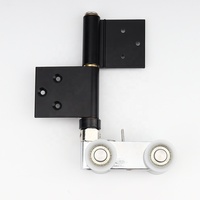Charnière pivotante robuste et durable pour porte pliante en aluminium, accessoires commerciaux modernes, ouverture à 180°, installation facile