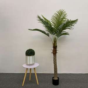 2025 nouveau tronc et feuilles en plastique de palmier <span class=keywords><strong>Phoenix</strong></span> Roebelenii artificiel pour décor de paysage extérieur intérieur - Product Image 4