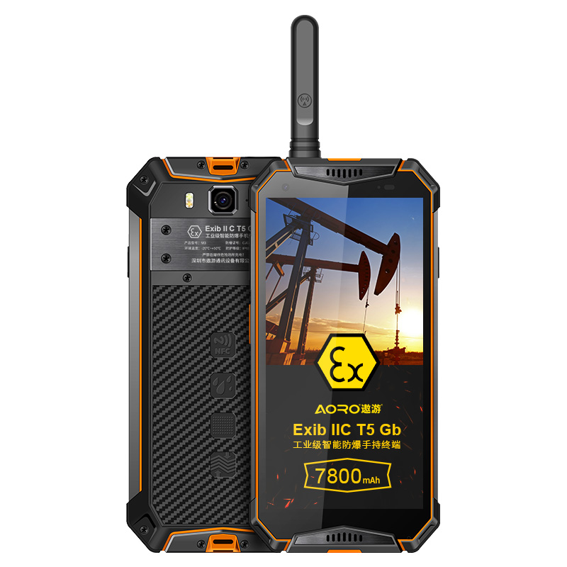 Android Бар Телефон IP68 Водонепроницаемый 4G LTE Atex Смартфон Прочный Мобильный Телефон с DMR Walkie Talkie