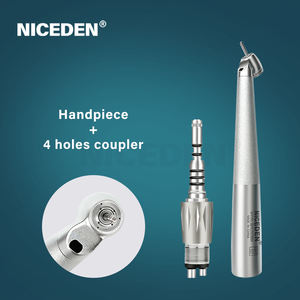 Mini Turbina Dental de Aire con Botón de Presión y Rodamiento de Cerámica con Luz LED de Fibra Óptica Acoplamiento Rápido Quirúrgico de 45 Grados - Product Image 6