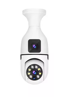 Kamera Bohlam E27 Kamera Keamanan WiFi 1080P PTZ Kamera Pengawasan Nirkabel Dalam Ruangan Instalasi Mudah Dukungan Aplikasi Smart Life