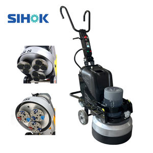 220v एकल चरण ग्रेनाइट संगमरमर जिन्न टेराज़ो एपॉक्सी फ्लोर ग्राइंडर कंक्रीट पॉलिशर कंक्रीट फ्लोर पॉलिशिंग मशीन - Product Image 5