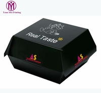Boîte à déjeuner et à raviolis en papier kraft jetable de haute qualité, recyclable, avec pelliculage mat et revêtement UV, personnalisable, sécuritaire pour les aliments