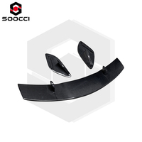 Aileron arrière double en fibre de carbone X156 GLA45 pour Mercedes-Benz Classe GLA AMG GLA45 - Surface époxy polie haute brillance, usinage CNC 3D