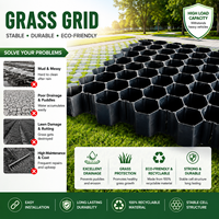 Grille de pavage perméable en nid d'abeille en HDPE recyclé pour la protection des pentes, les chemins piétonniers et les projets d'aménagement paysager municipal