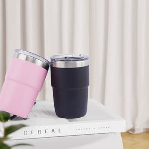 8oz <span class=keywords><strong>Mini</strong></span> Isolé En Acier Inoxydable Verre À Liqueur Espresso Rose Bouteille D'eau pour <span class=keywords><strong>Camping</strong></span> Vide Tasses À Café Empilable - Product Image 2