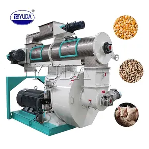 China Werk 15-25 Tonnen/Std. Schafe Kuh Futtermittel Granulationsmaschine Heuhahn Futtermittel-Pelletsmühle Maschine