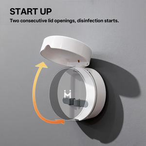 ODAY Portaspazzolino da Parete Deluxe per Singolo Utente con Sterilizzazione UV e Luce UV - Product Image 3