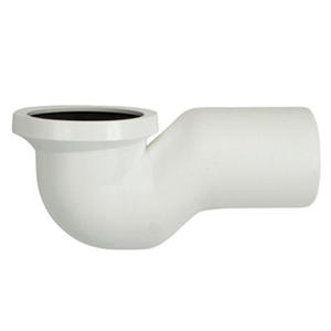 Siphon rigide en PVC blanc pour évacuation sous-évier, courbe de vidange pour éviers de cuisine, lavabos, salles de bain et baignoires extérieures - Product Image 1