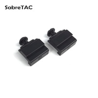Adaptateur en aluminium de 20 mm à 11 mm pour lampe torche et viseur laser, paire de 2 pièces pour rehaussement de viseur point rouge haute précision
