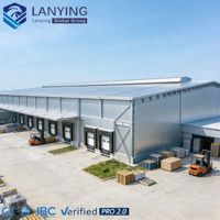 Edificios de Almacenamiento Metálicos de Alta Calidad con Estructura de Acero Prefabricada, Paredes y Techo de Panel Sándwich
