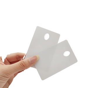 Carte d'identité vierge de haute qualité, durable, avec logo personnalisé, en polycarbonate RFID, format carte de crédit, épaisseur 0,76 mm, imprimée - Product Image 1