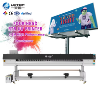 LETOP I3200 Head Ukuran Besar 3.2M Mesin Cetak Digital Otomatis Plotter Roll-to-Roll Printer Inkjet UV Multiwarna