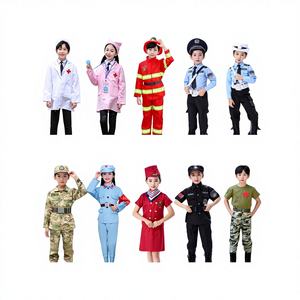 Costume de jeu de rô<span class=keywords><strong>le</strong></span> pour enfants Halloween : <span class=keywords><strong>Docteur</strong></span>, Policier, Pompier, Infirmière - Idéal pour les spectacles transfrontaliers - Product Image 1