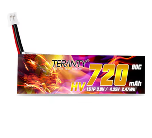 Batería Lipo HV de 1S 720MAH 80C Máx. 160C para Dron M80S Tiny7 Beta75S Emax Tinyhawk Snapper7 con Conector PH2.0 - Product Image 2