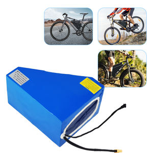 Batteries de vélo électrique de haute qualité 48V 52V 72V, batteries de vélo électrique 20Ah 28Ah 30Ah, <span class=keywords><strong>batterie</strong></span> au lithium-ion triangulaire, BMS 20A, 24V 36V 40AH nominal - Product Image 3