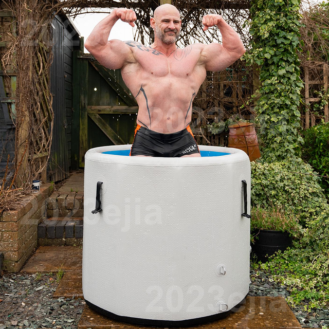 Drop Stitch Cold Plunge Inflatable Portable Ice Bath Tub Spa Pool Inflatable Cold Water Bathtub with Cover