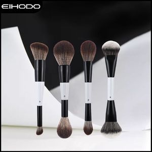 Brocha de maquillaje F1 plana de pelo sintético para base, polvo, contorno y rubor Cangzhou - Product Image 5