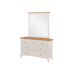 LANCASTER RANGE Commode en bois à 7 tiroirs au design moderne avec miroir à cadre Vanités de maquillage en MDF de haute qualité Meubles de chambre à coucher du Vietnam - Product Image 3