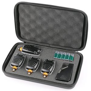 FA210 4 + 1 de Haute qualité de pêche à la <span class=keywords><strong>carpe</strong></span> de nuit sans fil alarme de morsure de pêche ensemble - Product Image 6