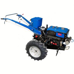 Roda Mini Diesel 2WD, Gearbox penanam berjalan tangan dengan penyuling daya putar untuk pertanian Taman - Product Image 1