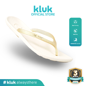 Tongs en gelée crème pour femmes, avec semelle intérieure profilée, pour la plage et le quotidien - Product Image 1