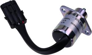 Pièces de rechange pour excavateur OEM, moteur diesel 12V, arrêt du carburant, arrêt, solénoïde d'extinction de flamme 2848A275 2848A279 pour PERKINS - Product Image 2